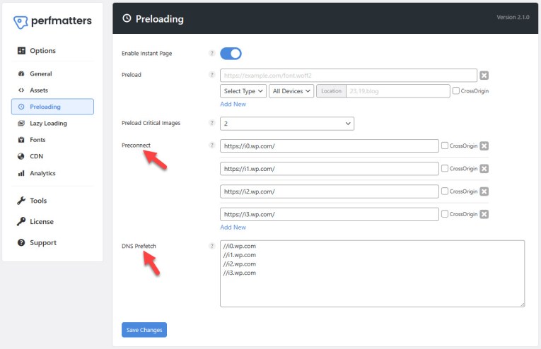 DNS Prefetch và Preconnect