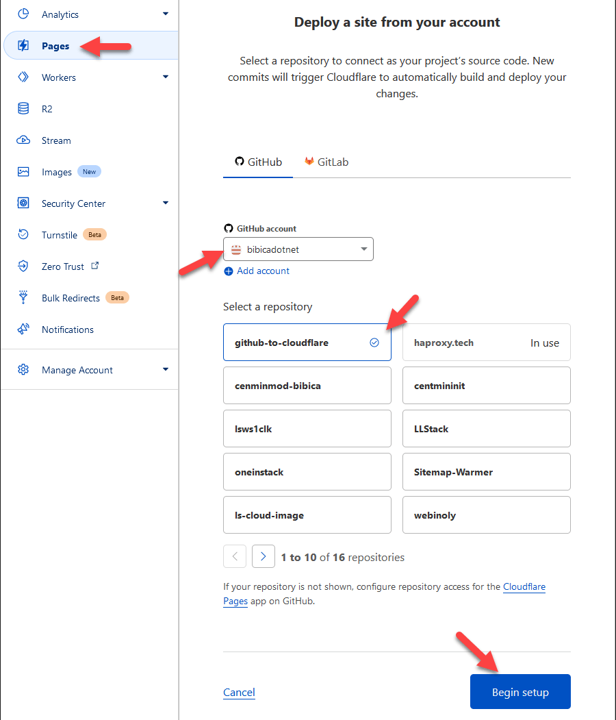 Cloudflare Pages - Simply Static Pro