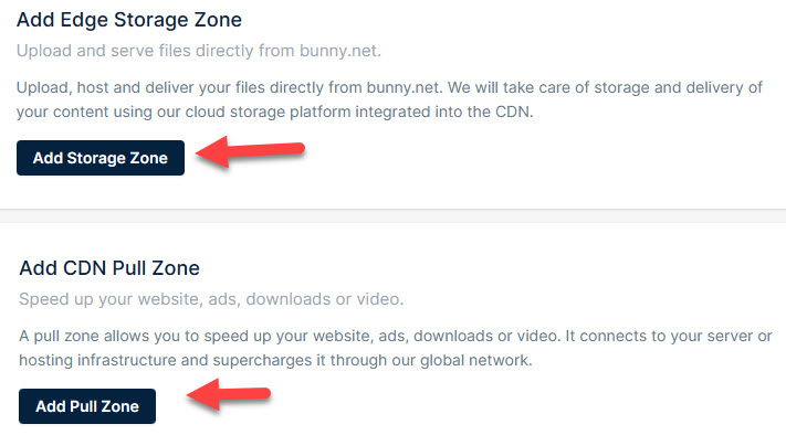 BunnyCDN Storage và Pull