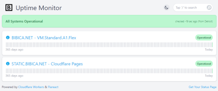 Cloudflare Worker – Status Page