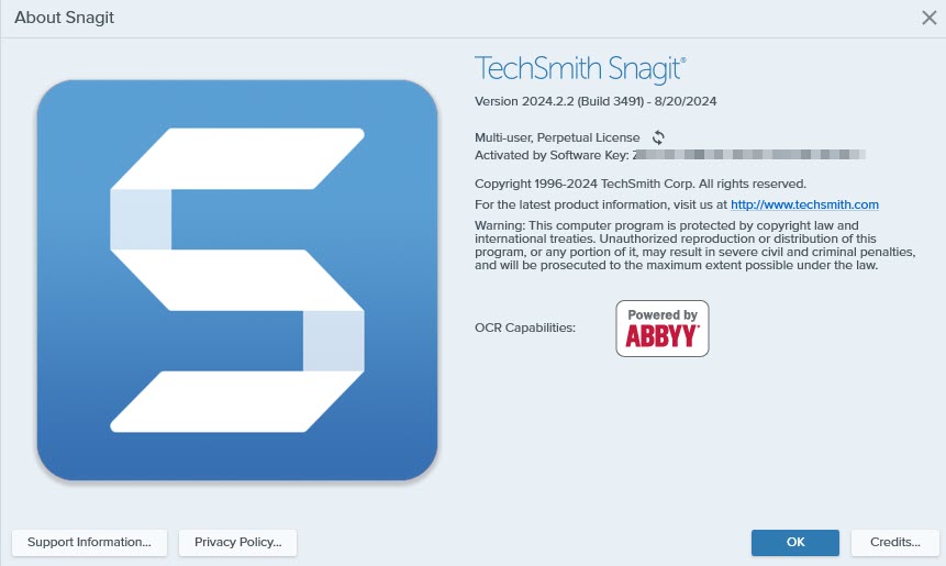 License TechSmith Snagit